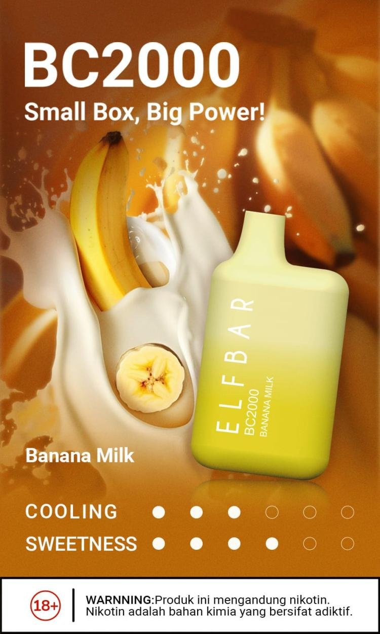 ELFBAR BC 2000 BANANA MILK